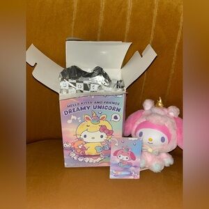 Sanrio My Melody Dreamy Unicorn Plush Pendant – Complete w/ Box & Card (Read)